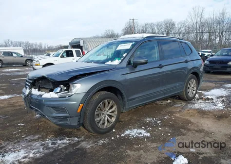 2019 Volkswagen Tiguan 2.0T S from USA, damaged, VIN 3VV0B7AX2KM017818